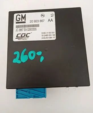 Opel Insignia A Other control units/modules 20923867 002485000193 315000331