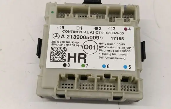Mercedes-Benz E W213 Door control unit/module A2139005009