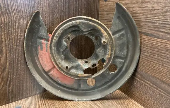 Fiat Ducato Rear brake disc plate dust cover 735410183
