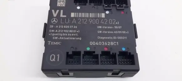Mercedes-Benz E W212 Door control unit/module A2129004202