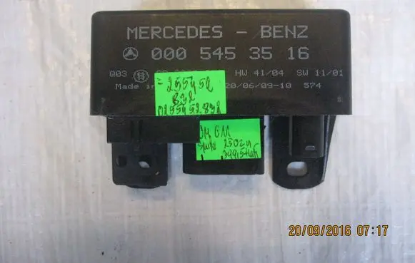 Mercedes-Benz Sprinter W901 W902 W903 W904 Glow plug pre-heat relay 0005453516