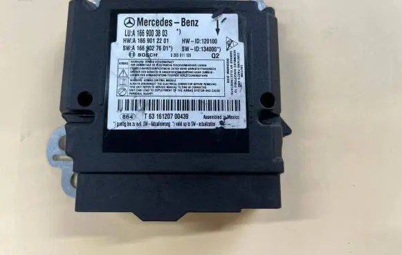 Mercedes-Benz ML W166 Airbag control unit/module A1669003803 A1669012201