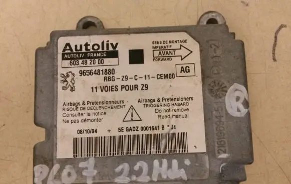 Peugeot 607 Airbag control unit/module 9656481880 603482000