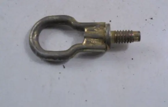 Towing hook eye