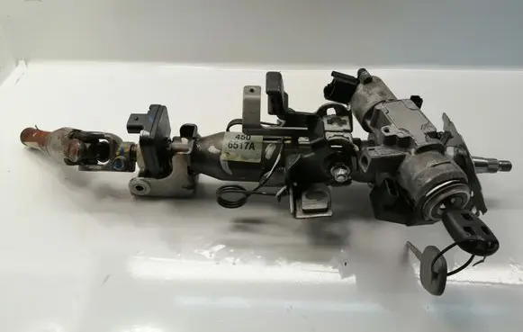 Steering wheel axle set