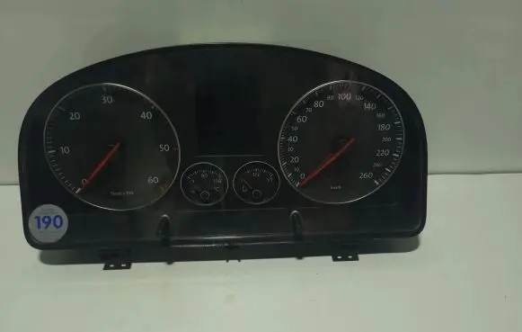 Volkswagen Touran I Speedometer (instrument cluster) 1T0920872F V0003000 VWZ7Z0F3333258