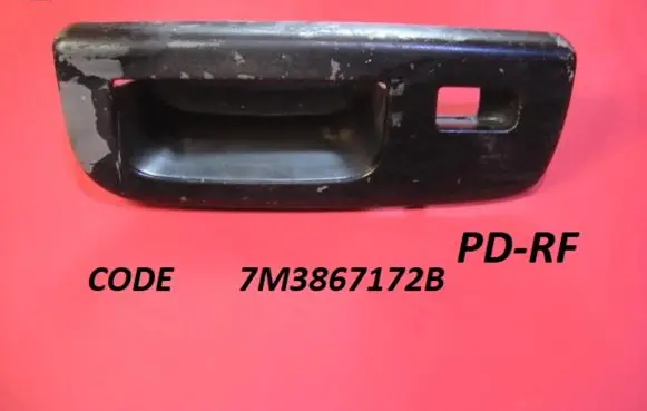 Seat Alhambra (Mk1) Front door interior handle trim 7M3867172B