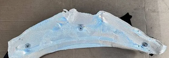 Porsche Panamera (976) Heat shield in engine bay 976819523A