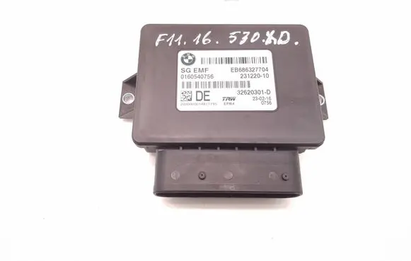 BMW 5 F10 F11 Hand brake control module 6863277 23122010 0160540756
