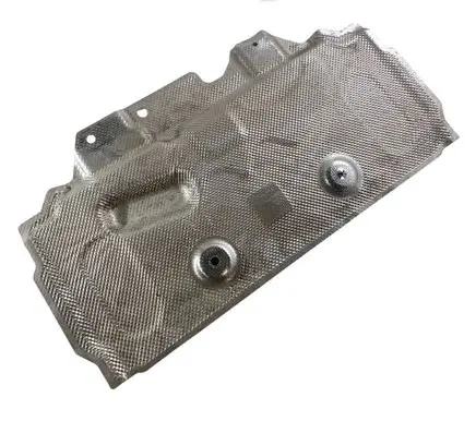 Ford Bronco Exhaust heat shield LX6BA11434CC U55RD AL1050
