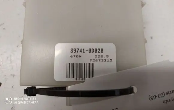 Toyota Yaris Door control unit/module 897410D020 73673212