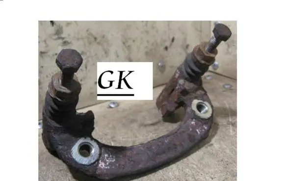 Volvo S40, V40 Brake caliper pad carrier rear 