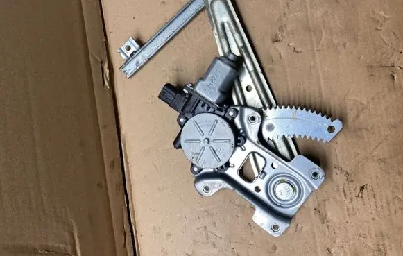 Peugeot 4007 Front door window regulator with motor 5713A086