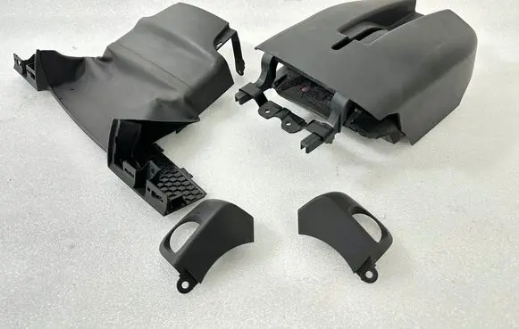 Volkswagen Touareg I Steering wheel column trim 7L6953516