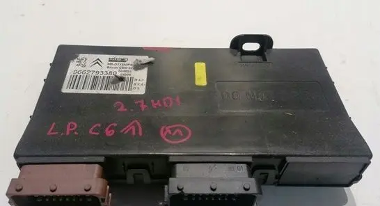 Citroen C6 Seat control module 9662793380