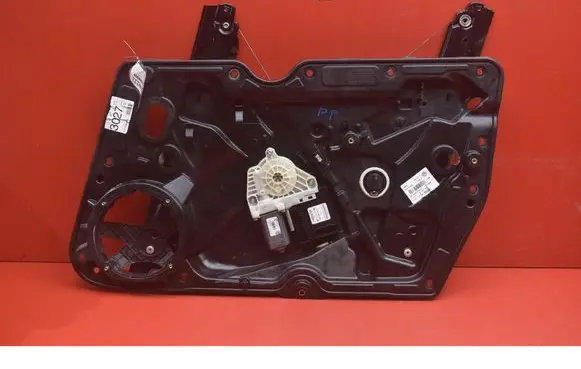 Volkswagen Golf Plus Front door window regulator with motor 5K0837756G