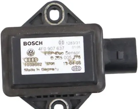 Audi A6 S6 C6 4F ESP acceleration yaw rate sensor 4F0907637 0265005278