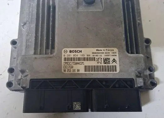 Citroen C4 SpaceTourer Engine control unit/module 9806460480 0281030544 9825318180