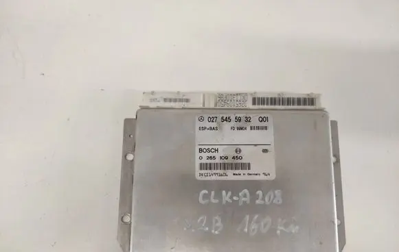 Mercedes-Benz CLK A208 C208 ABS control unit/module 0275455932 0265109450