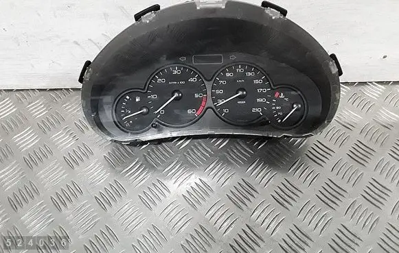 Peugeot 206 Speedometer (instrument cluster) 9651740080