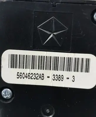 Dodge Challenger Seat control switch 56046232AB