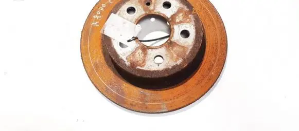 Opel Insignia A Rear brake disc neventiliuojamas