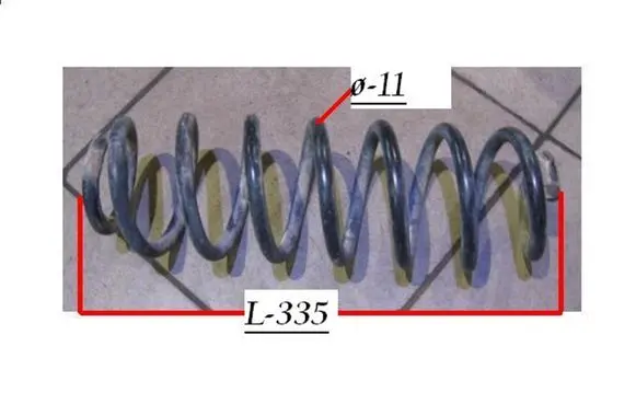 Skoda Octavia Mk1 (1U) Rear coil spring