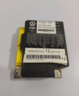 Volkswagen PASSAT B6 Airbag control unit/module 3C0909605M 391125 11H031S2522