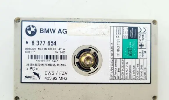 BMW X5 E53 Antenna control unit 8377654 09365729 5729R212810463