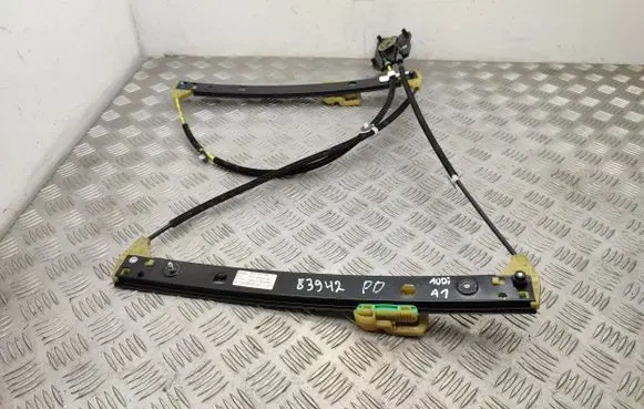 Front window lifting mechanism without motor
