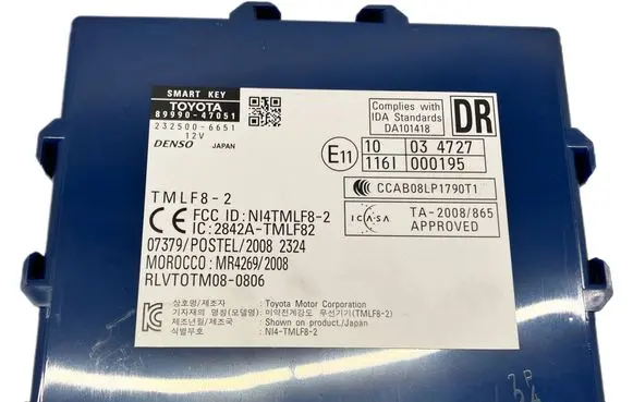 Toyota Prius (XW30) Keyless (KESSY) go control unit/module 8999047051