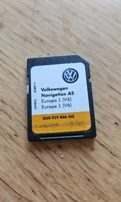Volkswagen Tiguan Navigation maps CD/DVD 3G0919866AQ MIB2