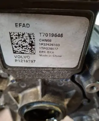 Volvo C40 Engine 1P32426103 1216757 32426103