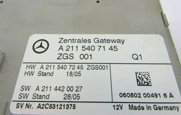 Mercedes-Benz E W211 Other control units/modules A2115407145