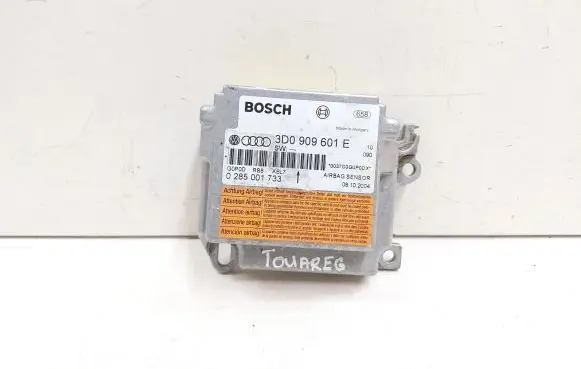 Volkswagen Touareg I Airbag control unit/module 3D0909601E 0037C0G0P0DX 0285001733