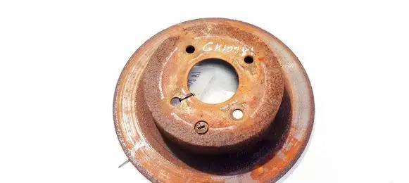 Nissan Tiida C11 Rear brake disc neventiliuojamas
