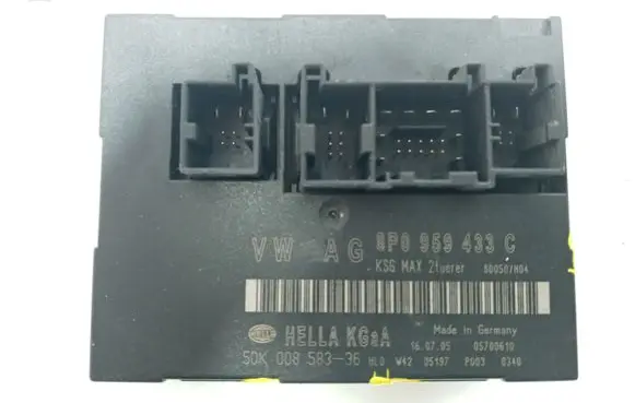 Audi A3 S3 8P Comfort/convenience module 8P0959433C 5DK008583