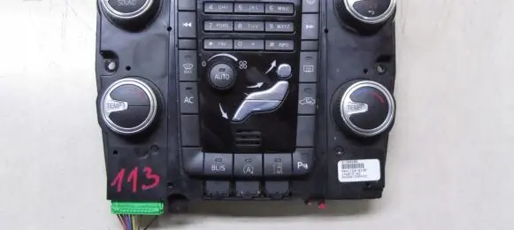 Volvo V60 Climate control unit 31398588