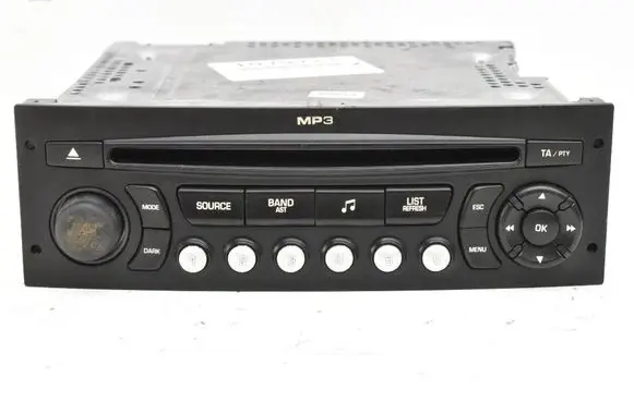 Peugeot 207 CC Radio/CD/DVD/GPS head unit 96662669XT