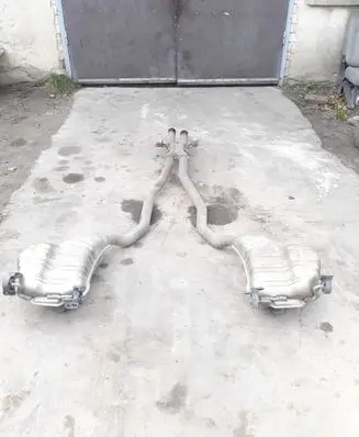 Volkswagen Phaeton Muffler/silencer 3D0253611N 3D0120L 3D0253611M