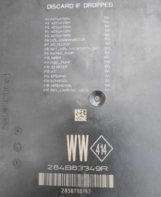 Renault Scenic IV - Grand scenic IV BSM Control unit 284B63349R 2856790162