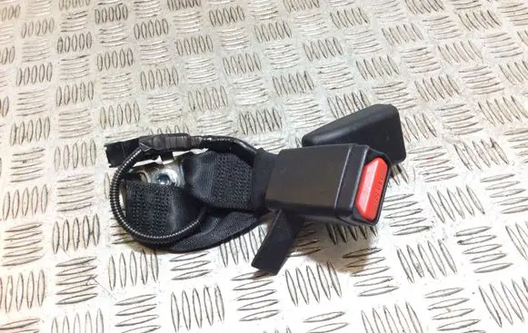 Middle seatbelt buckle (rear)