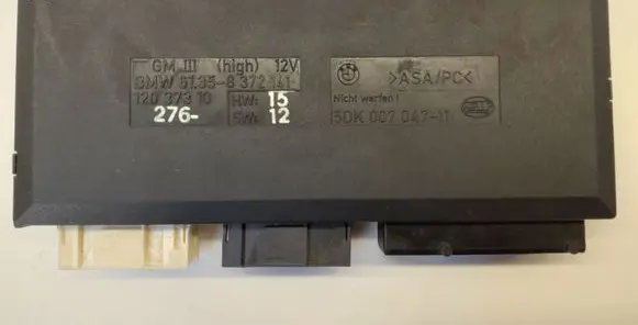 BMW 5 E39 Comfort/convenience module 5DK00704711 61358372141
