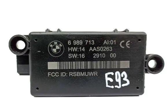 BMW 3 E92 E93 Alarm control unit/module 6989713 AAS0263