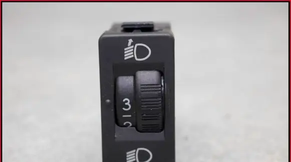Citroen C3 Headlight level height control switch 96661868XT 96661868