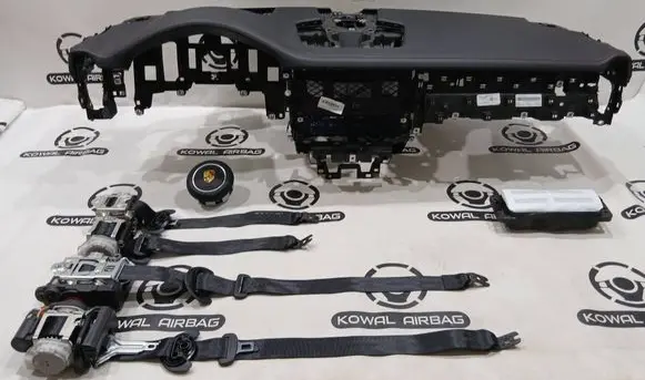 Porsche Cayenne (9Y0 9Y3) Airbag set with panel 9Y1857003BD 9Y1857003R 9Y0880201
