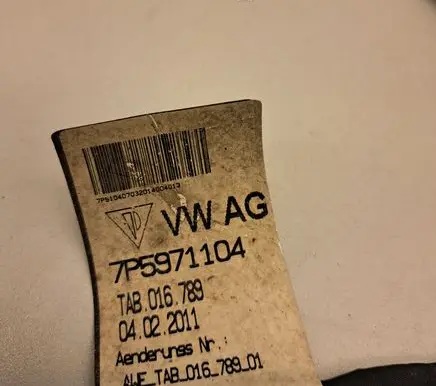 Porsche Cayenne (92A) Parking sensor (PDC) wiring loom 7P5971104