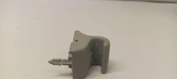 Sun visor clip/hook/bracket