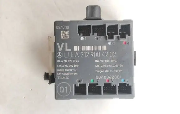 Mercedes-Benz E W212 Door control unit/module A2129004202 A2129028001 A2128203726