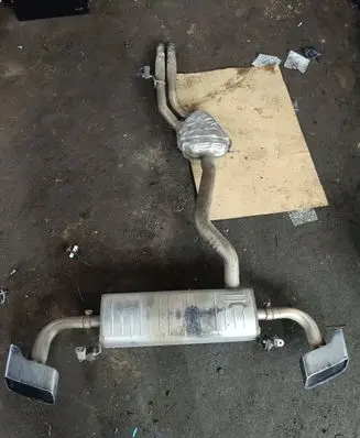 Audi Q7 4M Muffler/silencer 4M0253601H